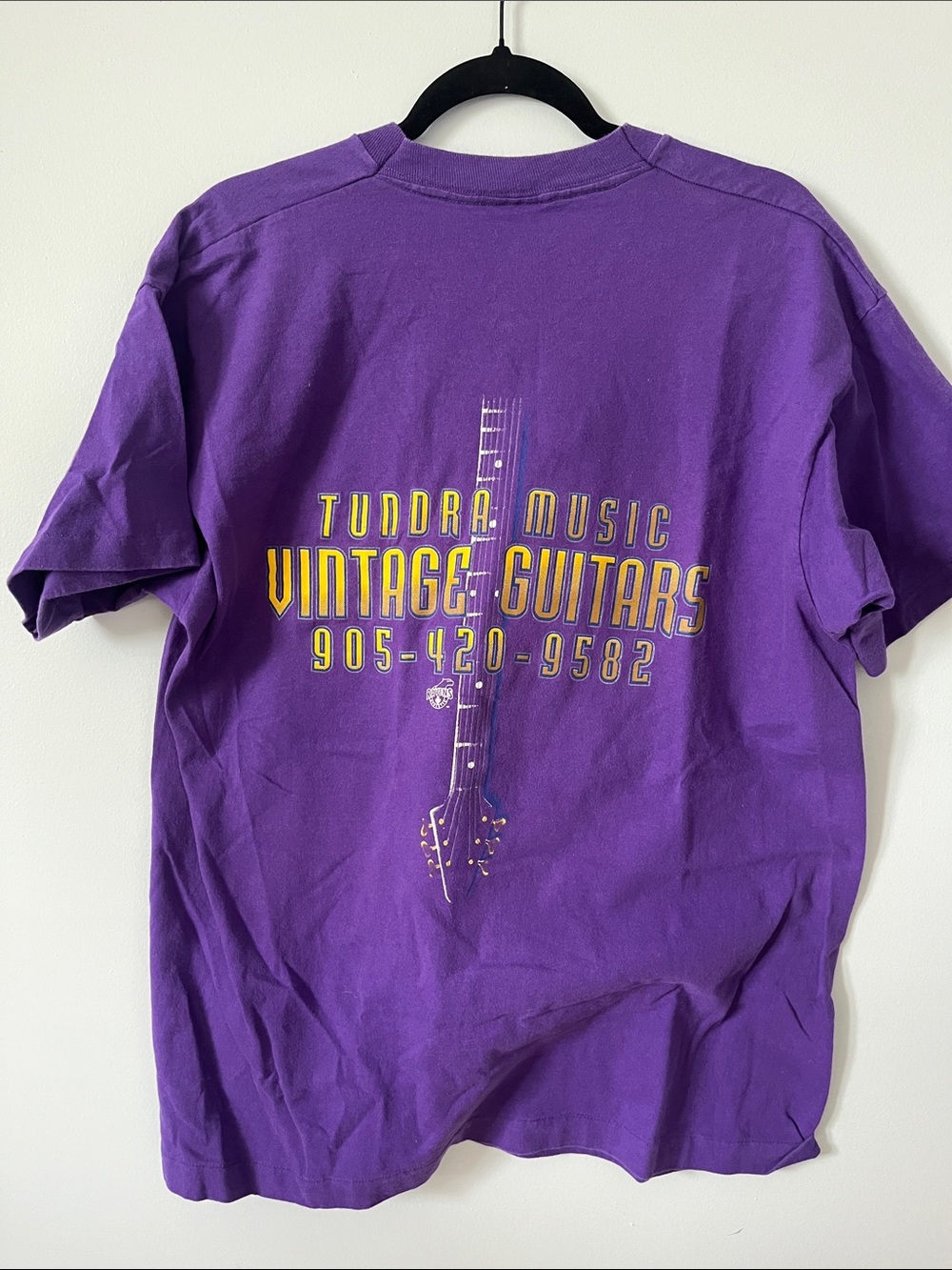 Purple Canada’s Vintage Guitar Show Graphic Tee XL single stitch - Picture 2 of 2
